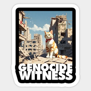 Genocide Witness V Sticker